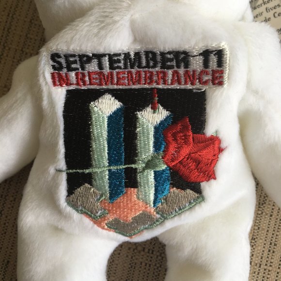 ORIGINAL 9/11 Twin Towers 2001 Plush Stuffed Bear - Picture 2 of 4